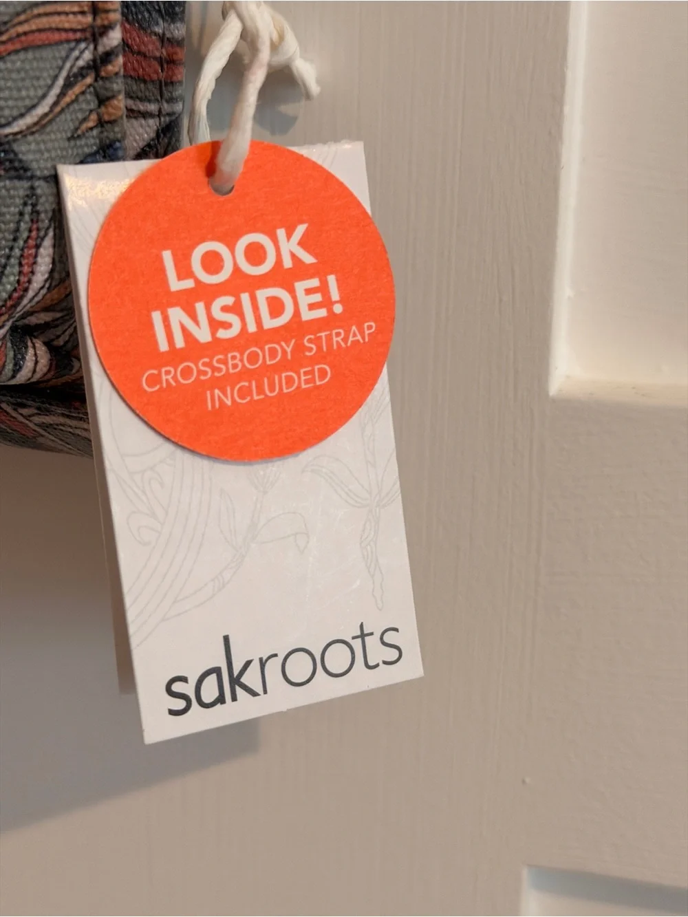 Sakroots Gray Multicolor Swirl Crossbody Wallet